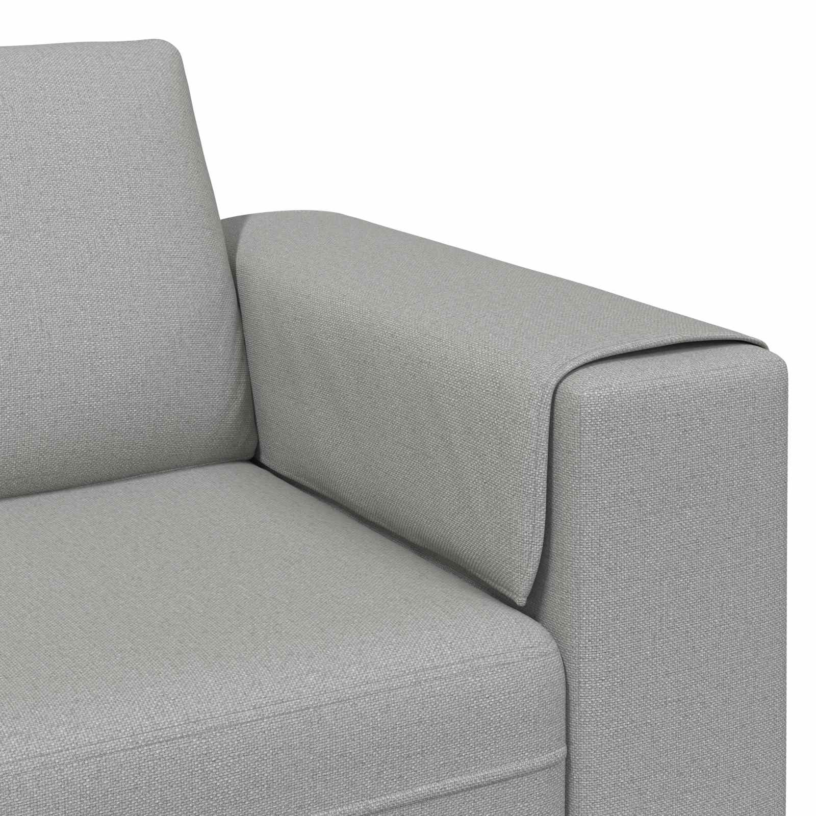 Kauč za dnevni boravak 3 pcs Oblačnosiva 250 x 188 x 76 cm