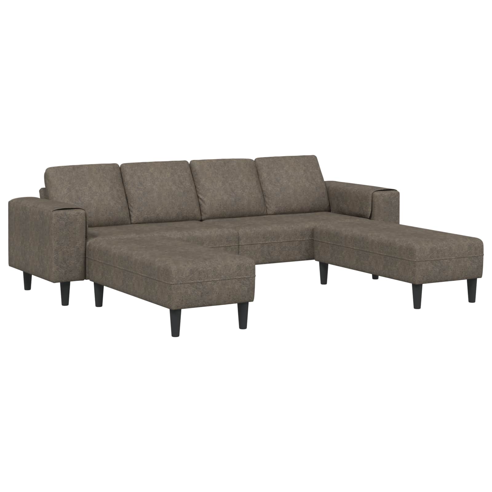 Kauč za dnevni boravak 3 pcs Tamno siva