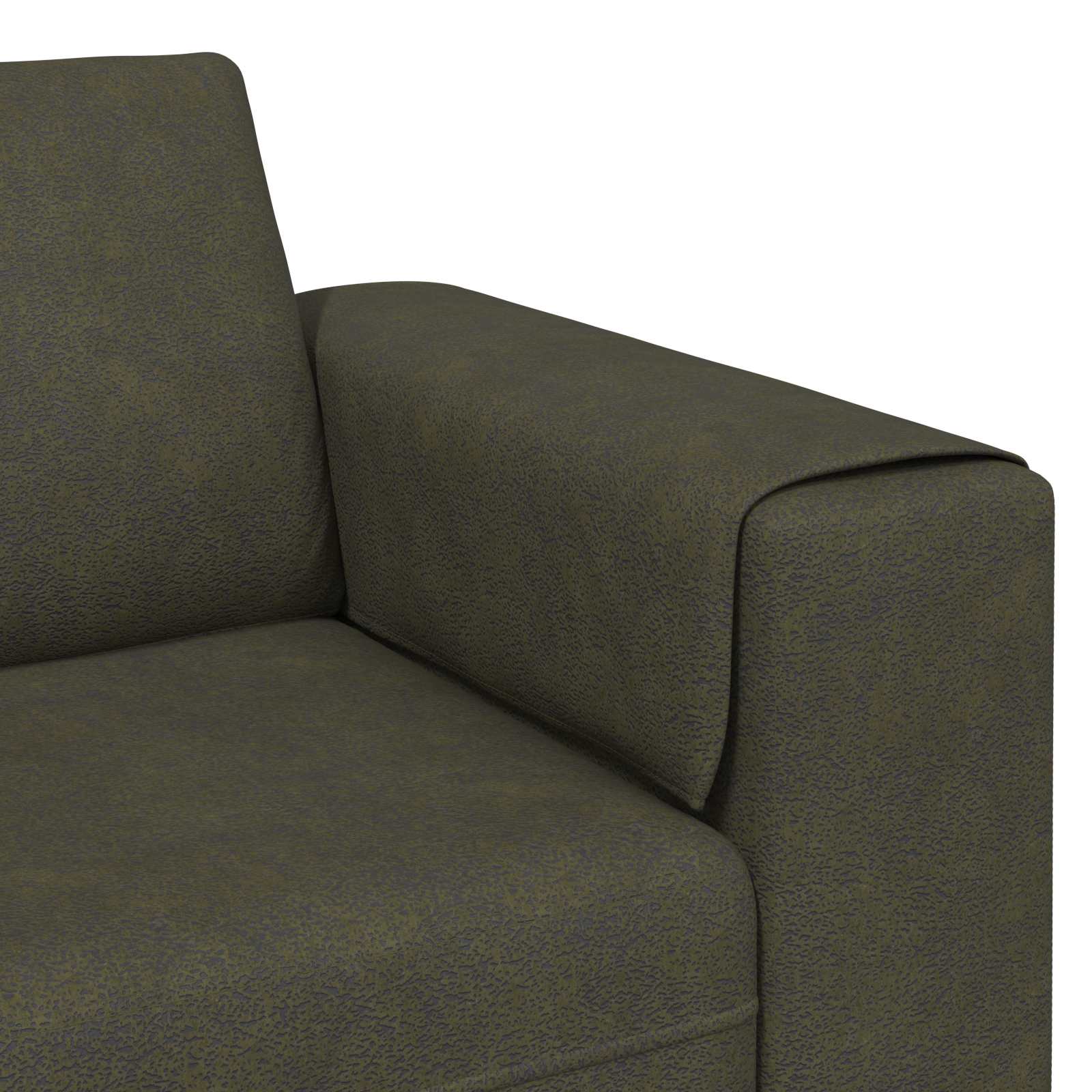 Kauč za dnevni boravak 3 pcs Maslinasto zelena