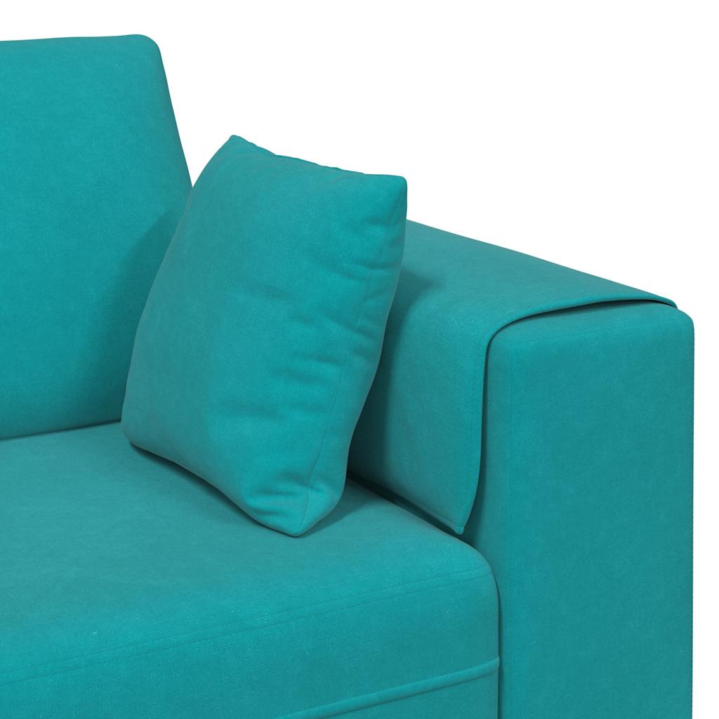 Sofa Tirkizna 250 x 77 x 76 cm Baršun