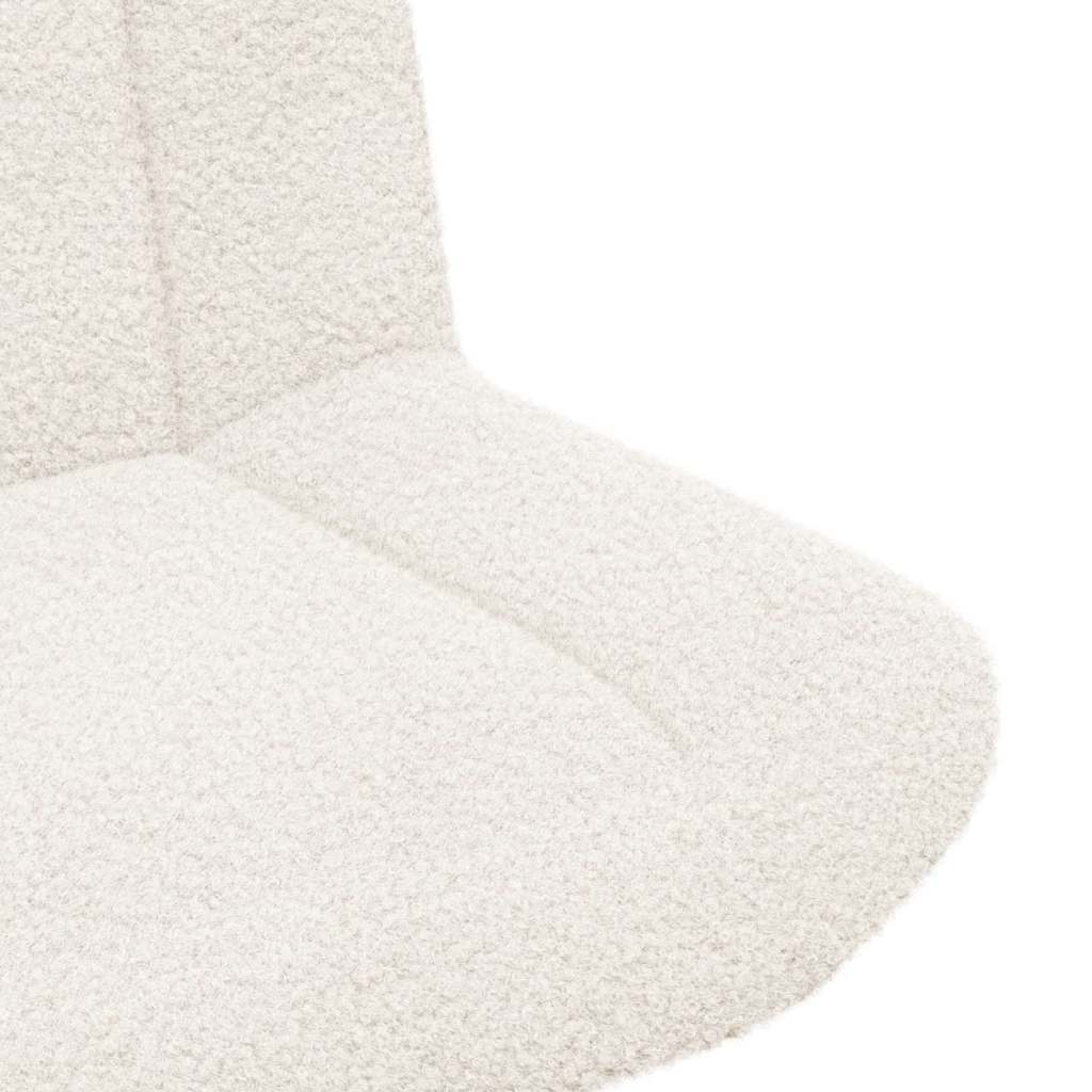 Stolica na kotačiće Krema 63 x 75 x 76 cm Janjeća koža