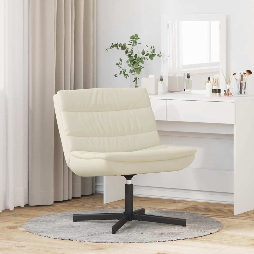 Stolica na kotačiće Krema 63 x 75 x 76 cm PU
