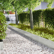 Ograda oko Travnjaka 50 pcs Srebrno 100 x 0,05 x 30 cm