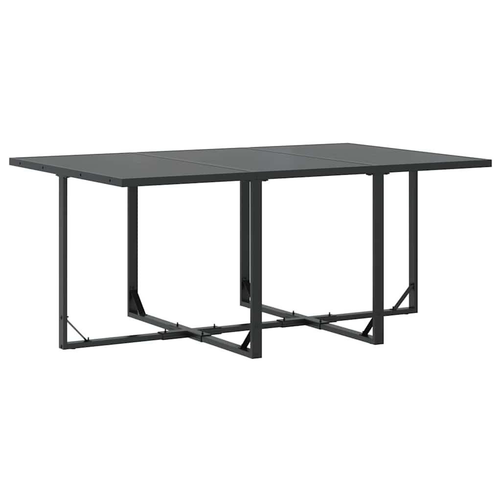 Vrtni set za objed 7 pcs Crna Čelik