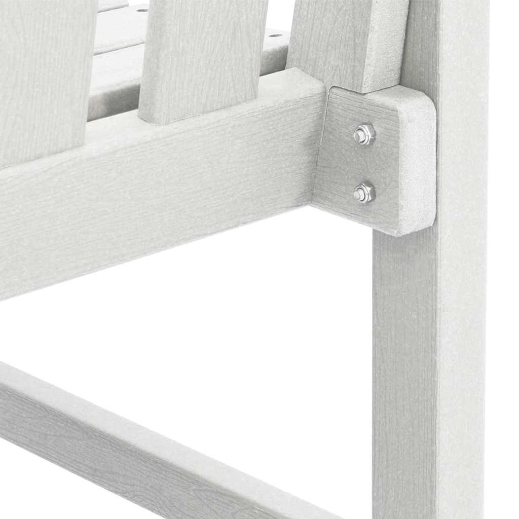 Vrtna stolica 4 pcs Bijelo 65.5 x 59 x 88 cm Polietilen