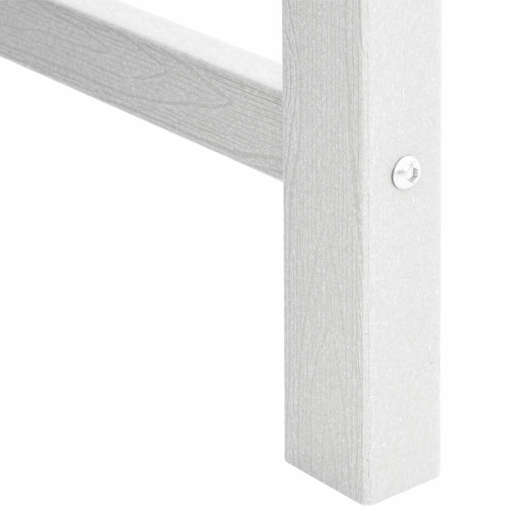 Vrtna stolica 4 pcs Bijelo 65.5 x 59 x 88 cm Polietilen