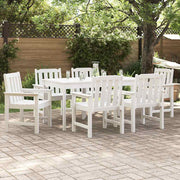 Vrtna stolica 6 pcs Bijelo 65.5 x 59 x 88 cm Polietilen