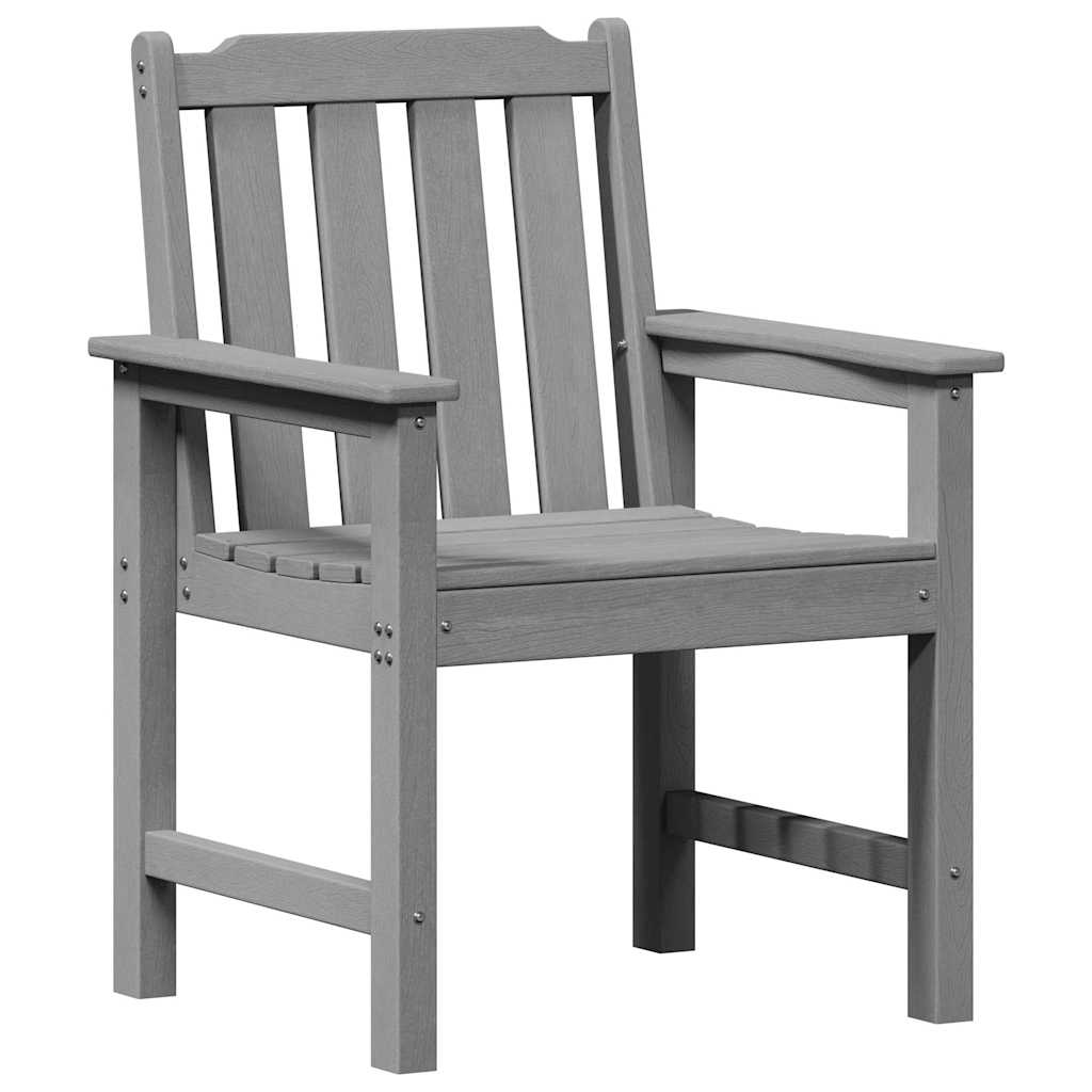 Vrtna stolica 6 pcs Svijetlo siva 65.5 x 59 x 88 cm Polietilen