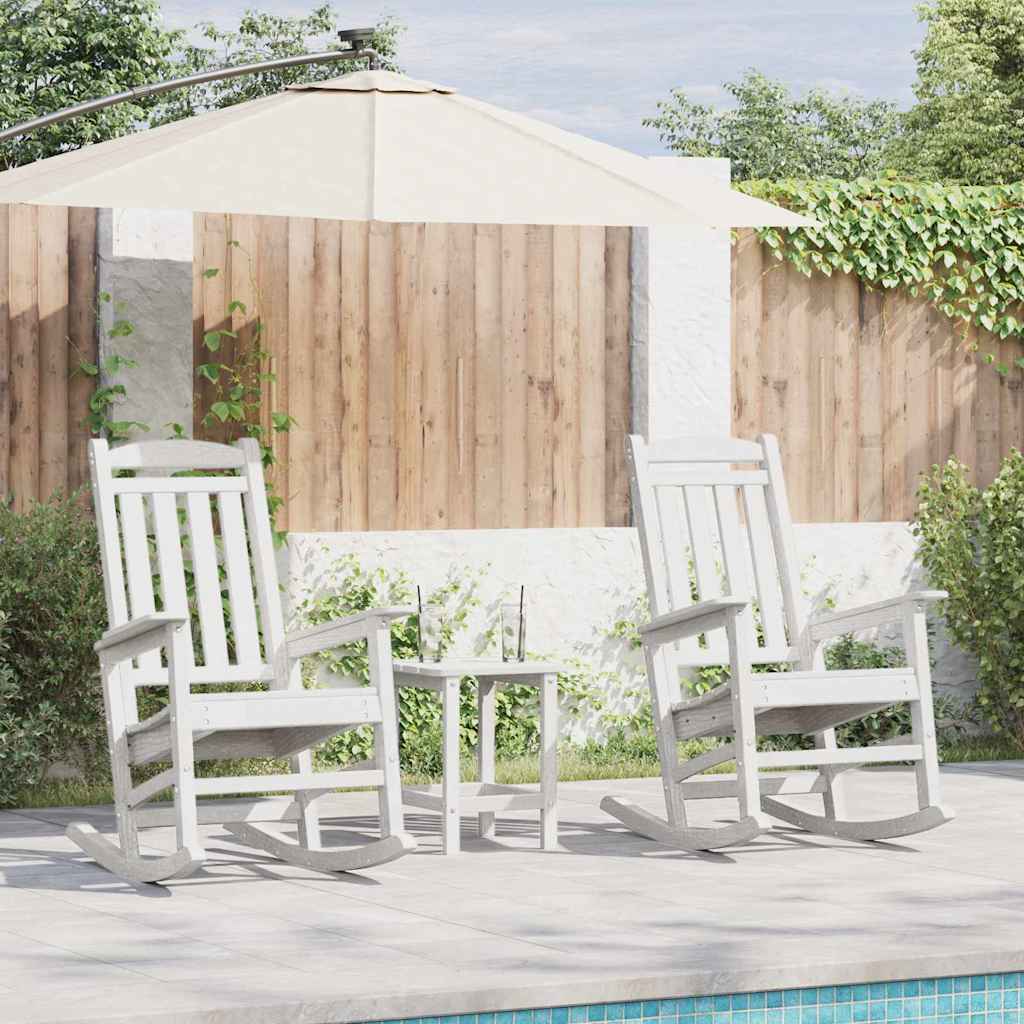Ljuljačka 2 pcs Bijelo 92 x 70 x 108 cm Polietilen