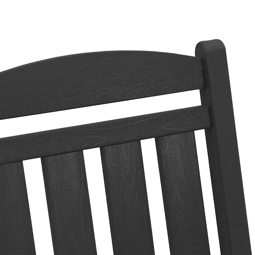 Ljuljačka 2 pcs Crna 92 x 70 x 108 cm Polietilen
