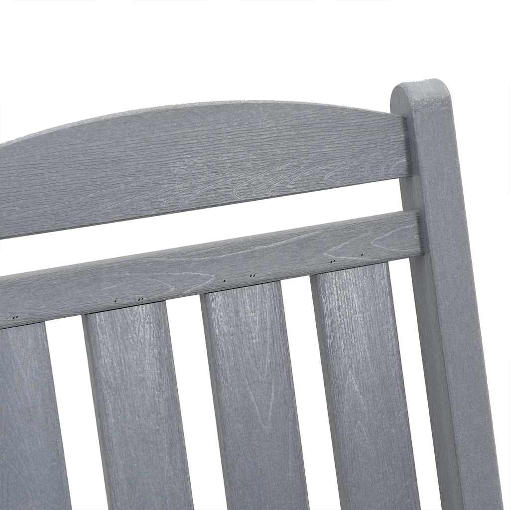 Ljuljačka 2 pcs Svijetlo siva 92 x 70 x 108 cm Polietilen