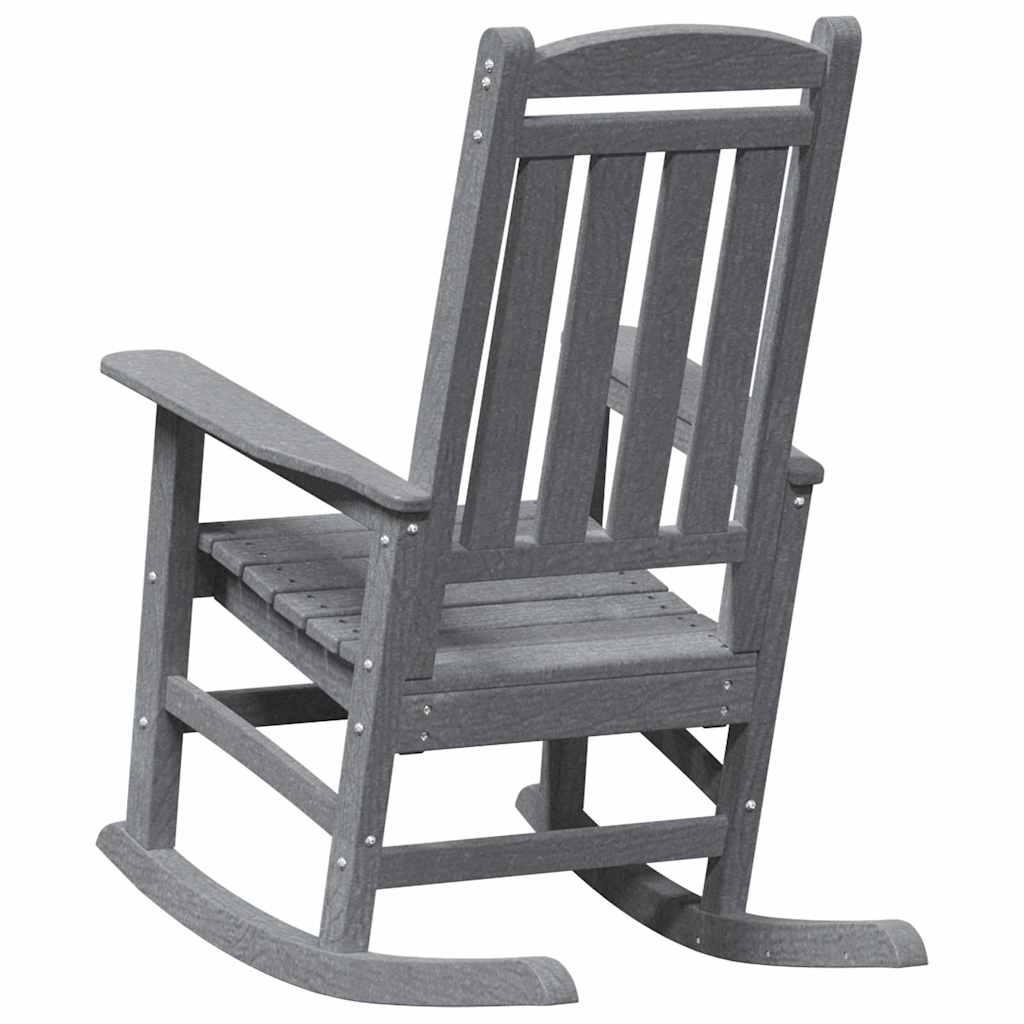 Ljuljačka 2 pcs Svijetlo siva 92 x 70 x 108 cm Polietilen