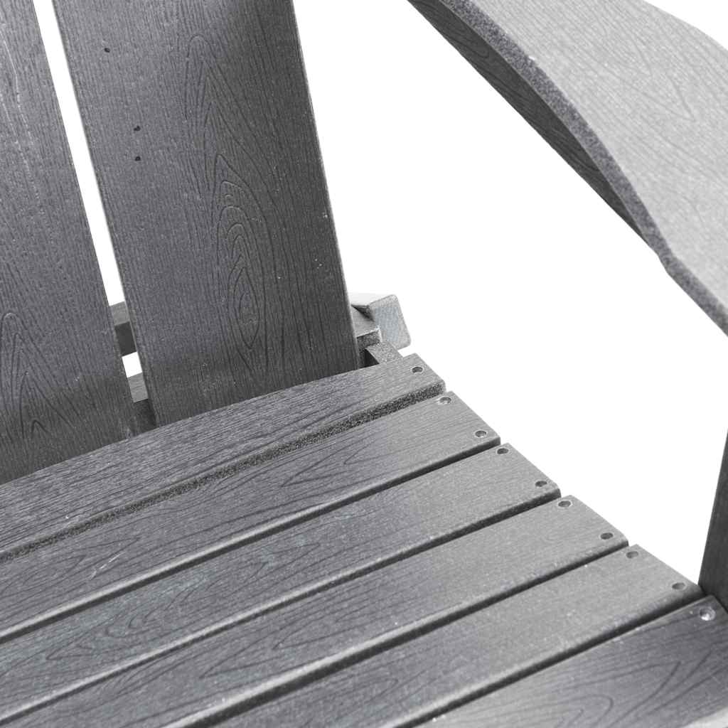 Vrtna stolica 3 pcs Svijetlo siva 80.5 x 74.5 x 92 cm