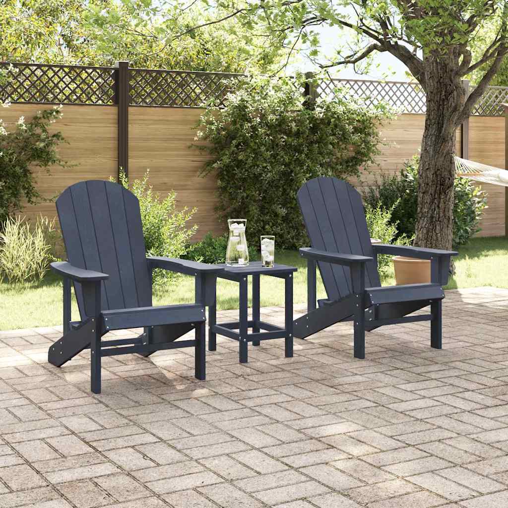 Vrtna stolica 2 pcs Mornarska 82 x 74 x 92 cm Polietilen