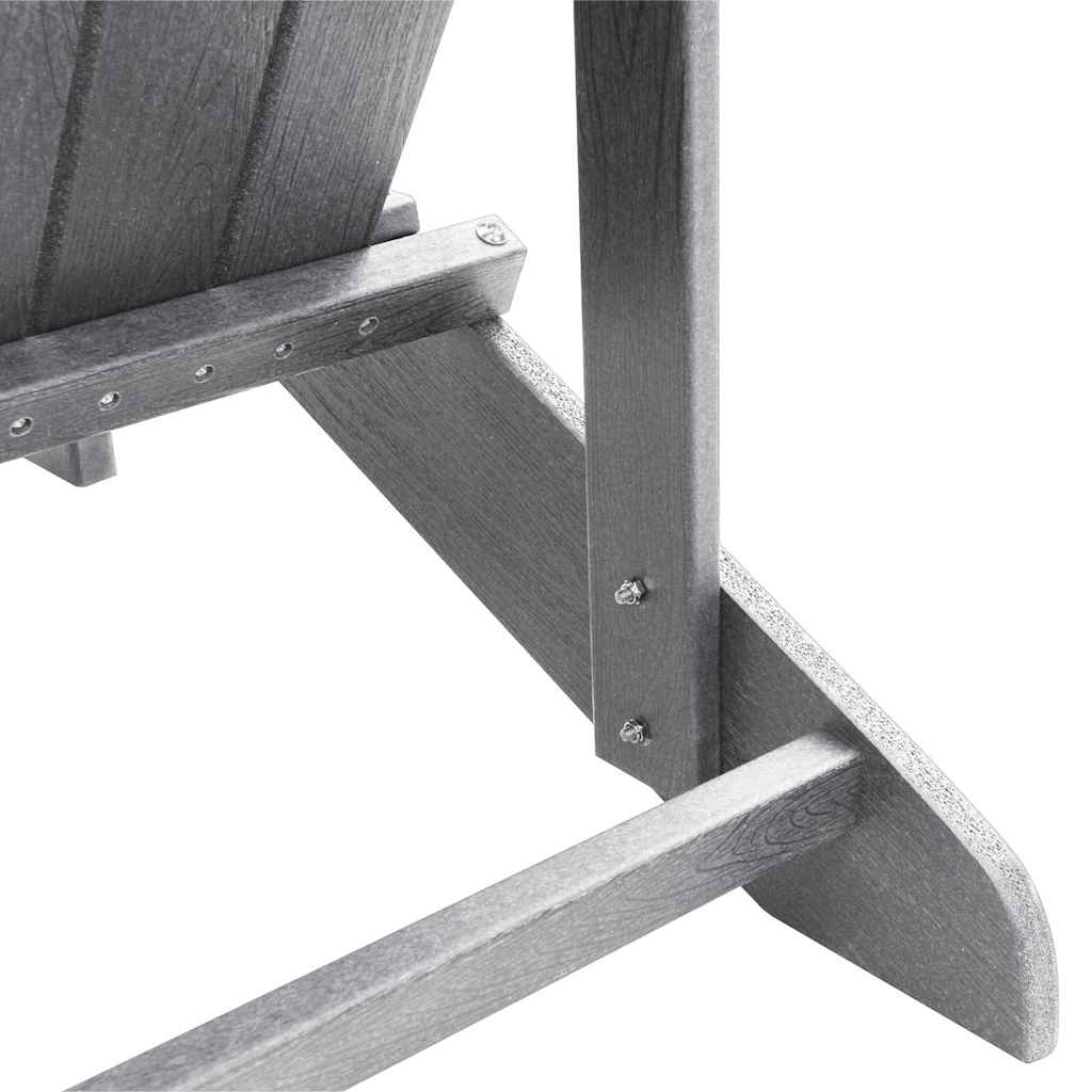 Vrtna stolica 2 pcs Svijetlo siva 82 x 74 x 92 cm Polietilen