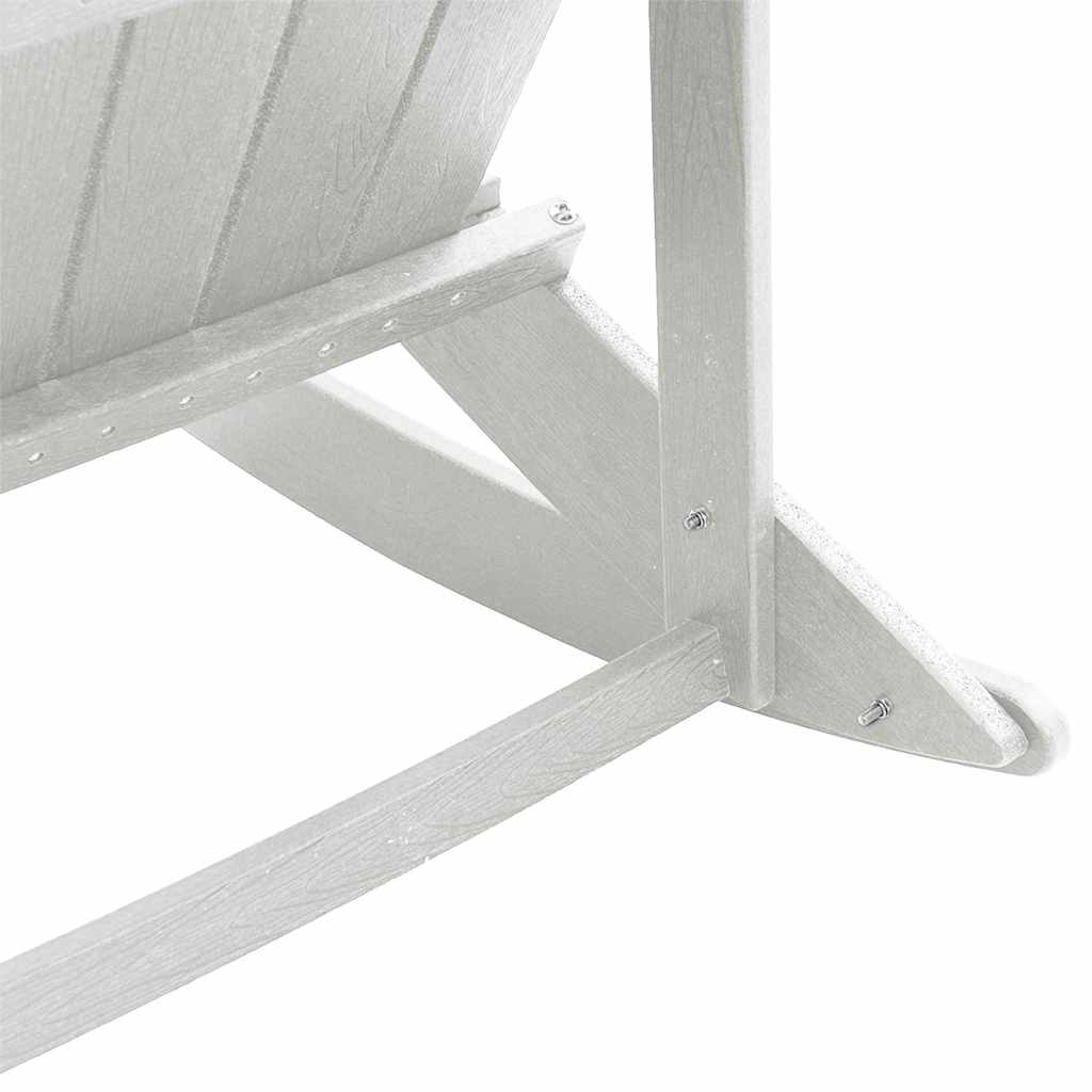 Set lounge namještaja za vrt 3 pcs Bijelo HDPE