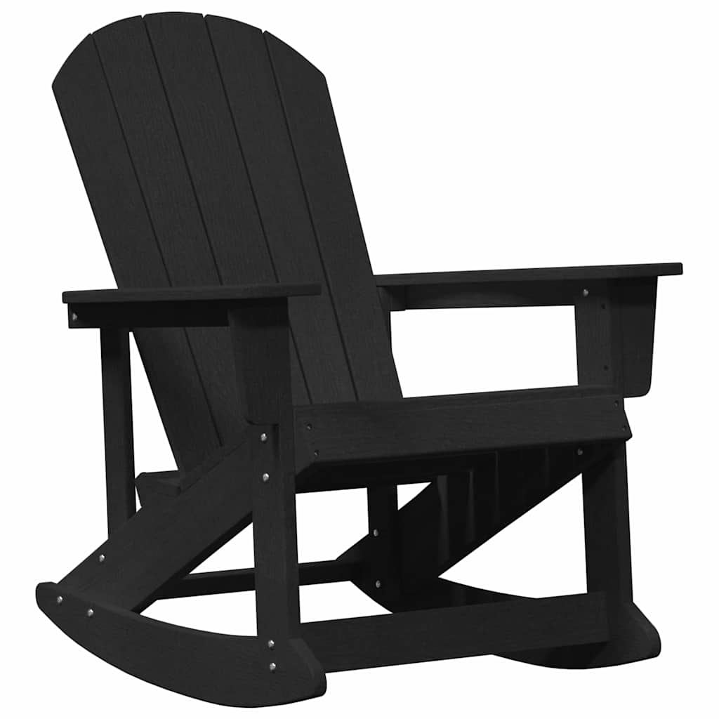 Set lounge namještaja za vrt 3 pcs Crna HDPE