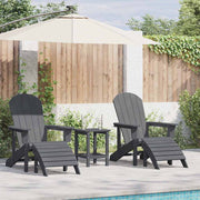Vrtna stolica 2 pcs Svijetlo siva 83 x 74 x 92 cm Polietilen