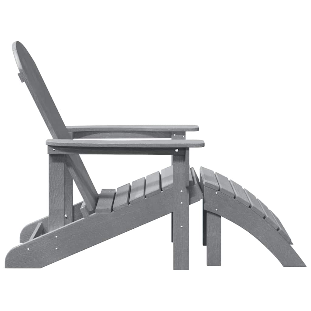 Vrtna stolica 2 pcs Svijetlo siva 83 x 74 x 92 cm Polietilen