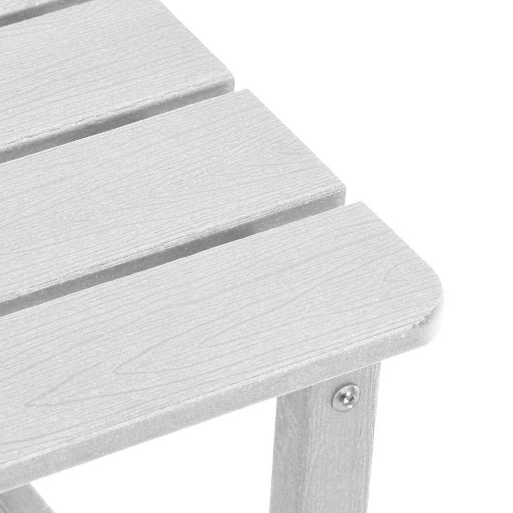 Vrtna stolica 3 pcs Bijelo Polietilen
