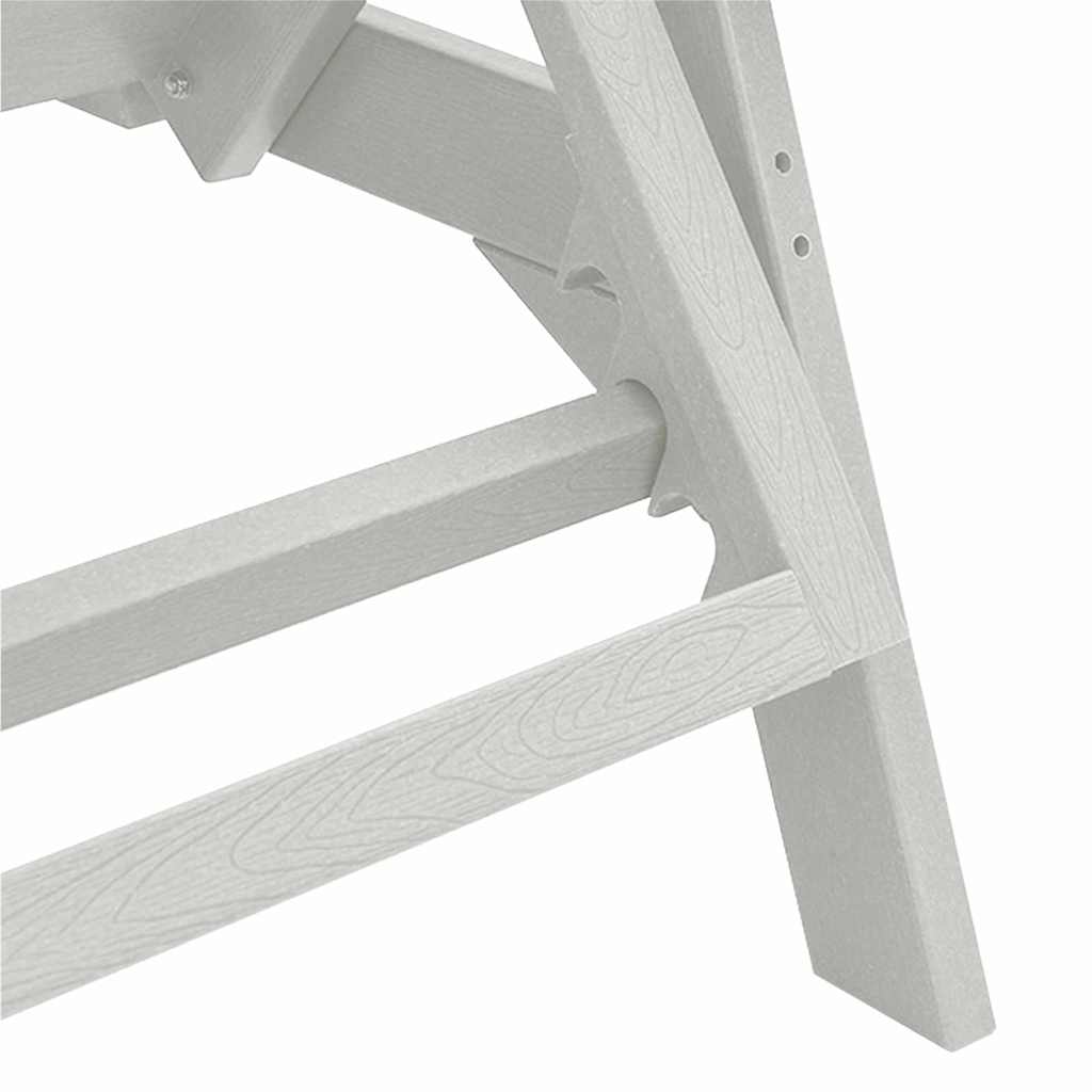 Ležaljka 2 pcs Bijelo 195,5 x 53 x 98,5 cm Polietilen