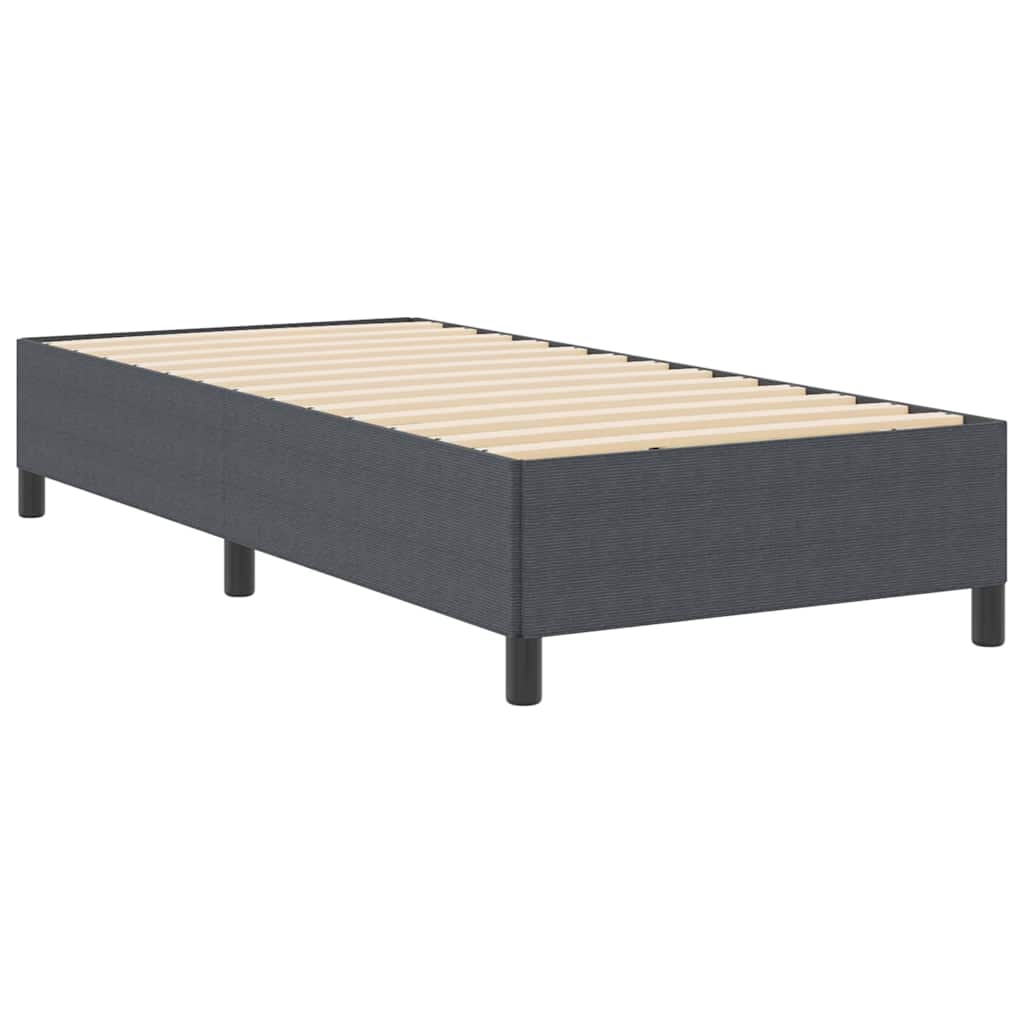 Krevet s opruga kutije Tamno siva 80 x 200 cm Kordura tekstil