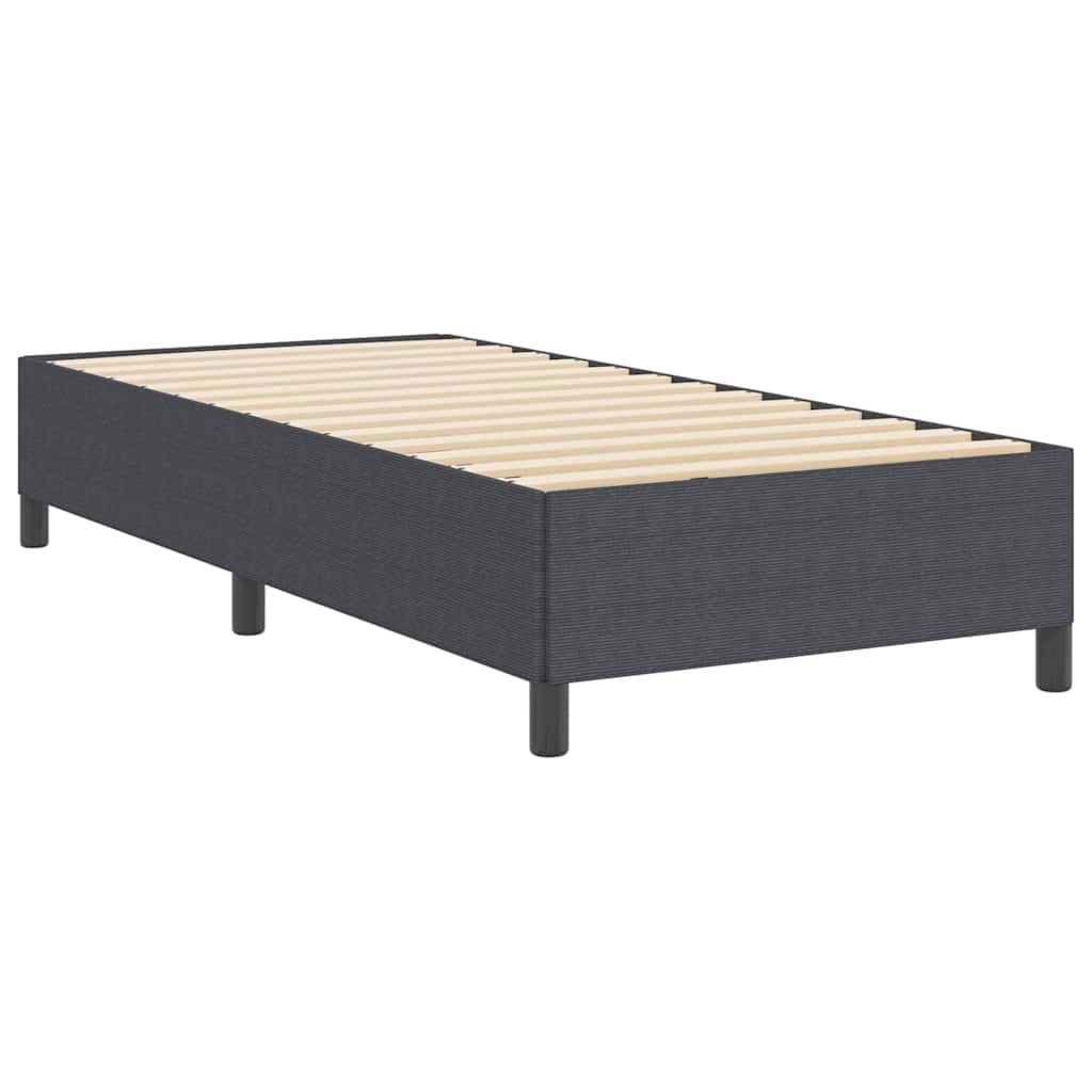 Krevet s opruga kutije Tamno siva 80 x 200 cm Kordura tekstil
