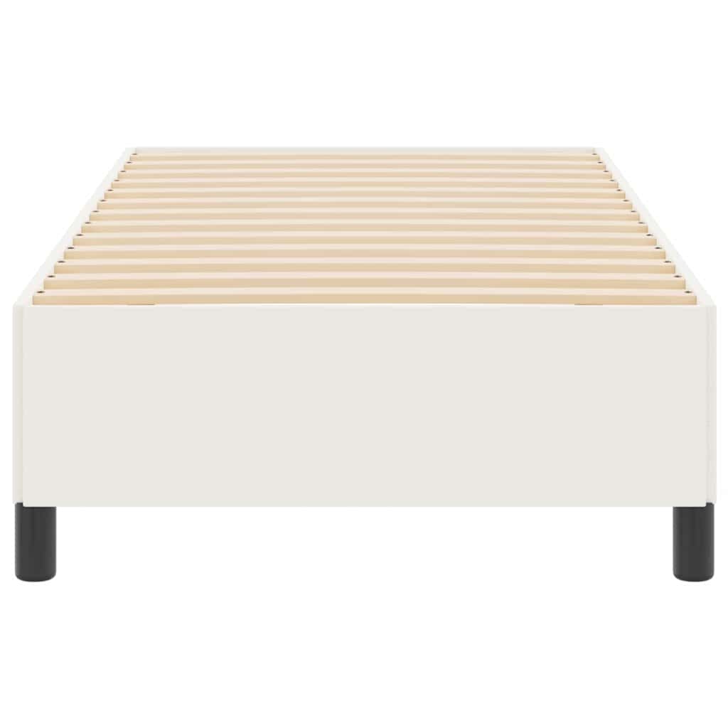 Krevet s opruga kutije Krema 80 x 200 cm Kordura tekstil