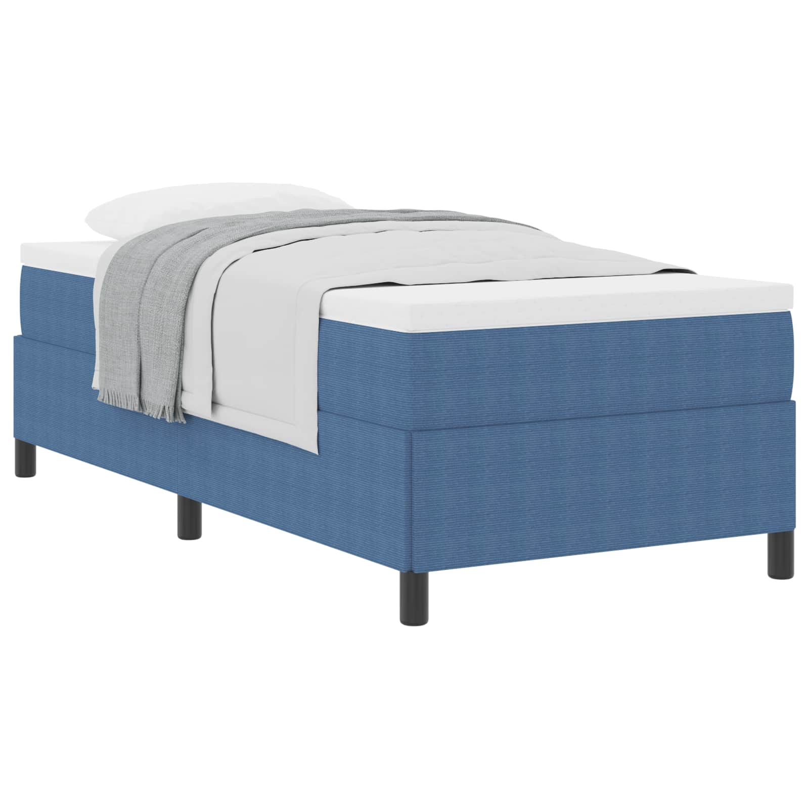 Krevet s opruga kutije Plava 80 x 200 cm Kordura tekstil