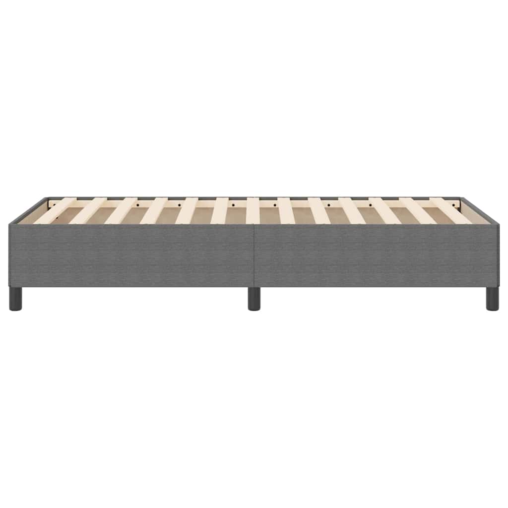 Krevet s opruga kutije Svjetlosiva 90 x 200 cm Kordura tekstil
