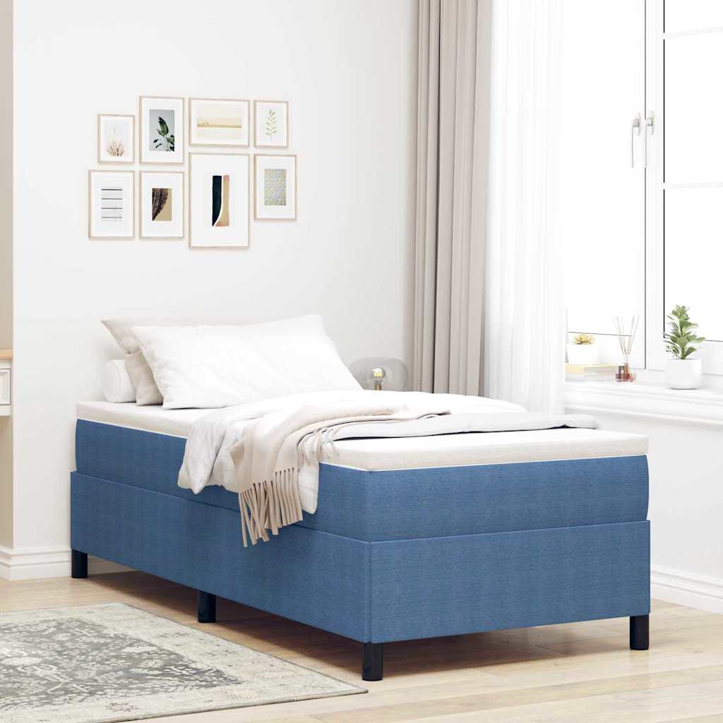 Krevet s opruga kutije Plava 100 x 200 cm Kordura tekstil