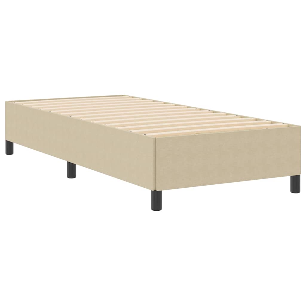 Krevet s opruga kutije Siva zelena 100 x 200 cm Kordura tekstil