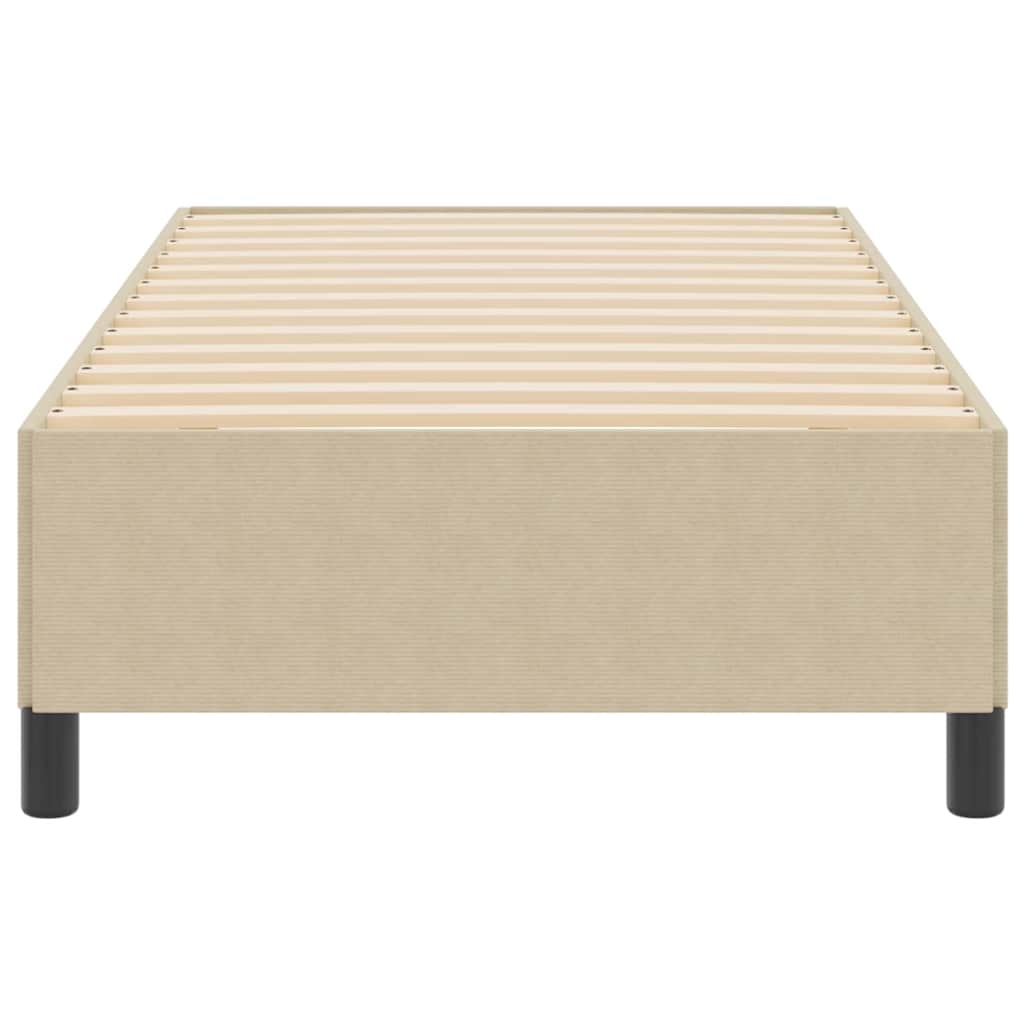 Krevet s opruga kutije Siva zelena 100 x 200 cm Kordura tekstil