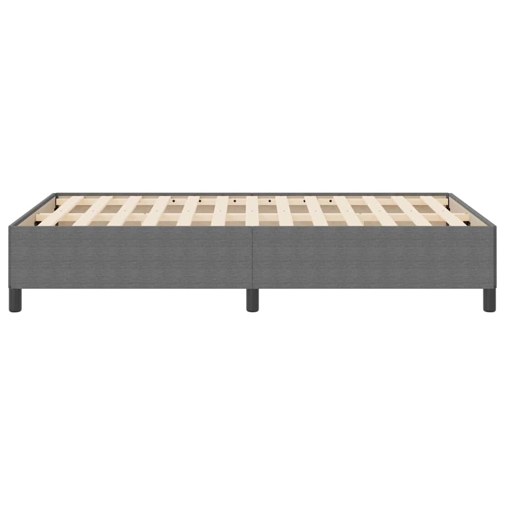 Krevet s opruga kutije Svjetlosiva 120 x 190 cm Kordura tekstil