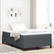 Krevet s opruga kutije Tamnosiva 120 x 190 cm Kordura tekstil