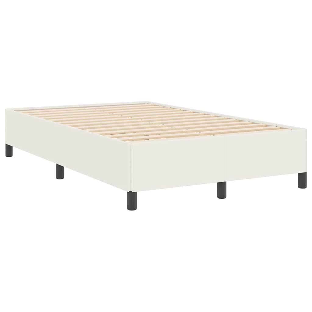 Krevet s opruga kutije Krem 120 x 190 cm Kordura tekstil