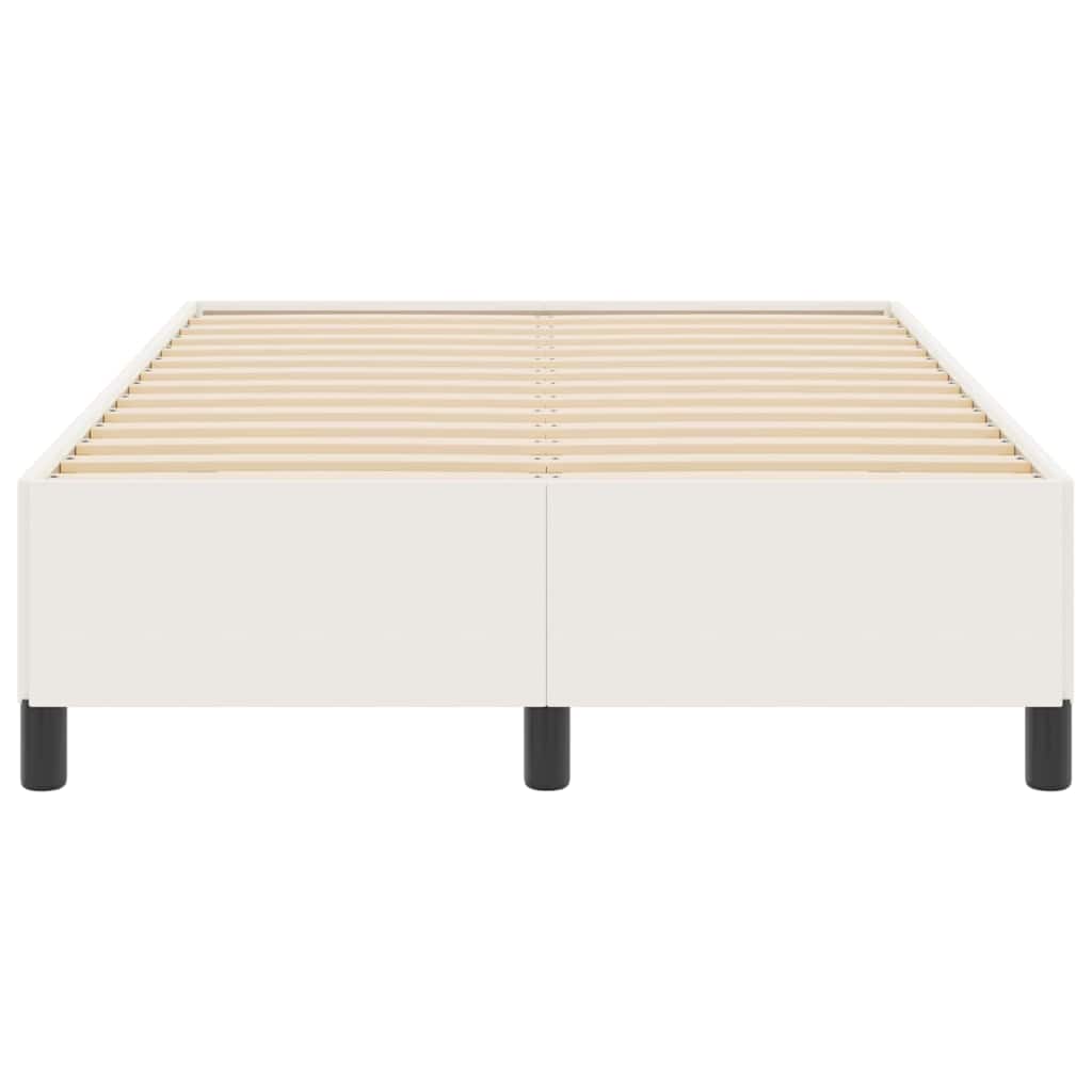 Krevet s opruga kutije Krem 120 x 190 cm Kordura tekstil