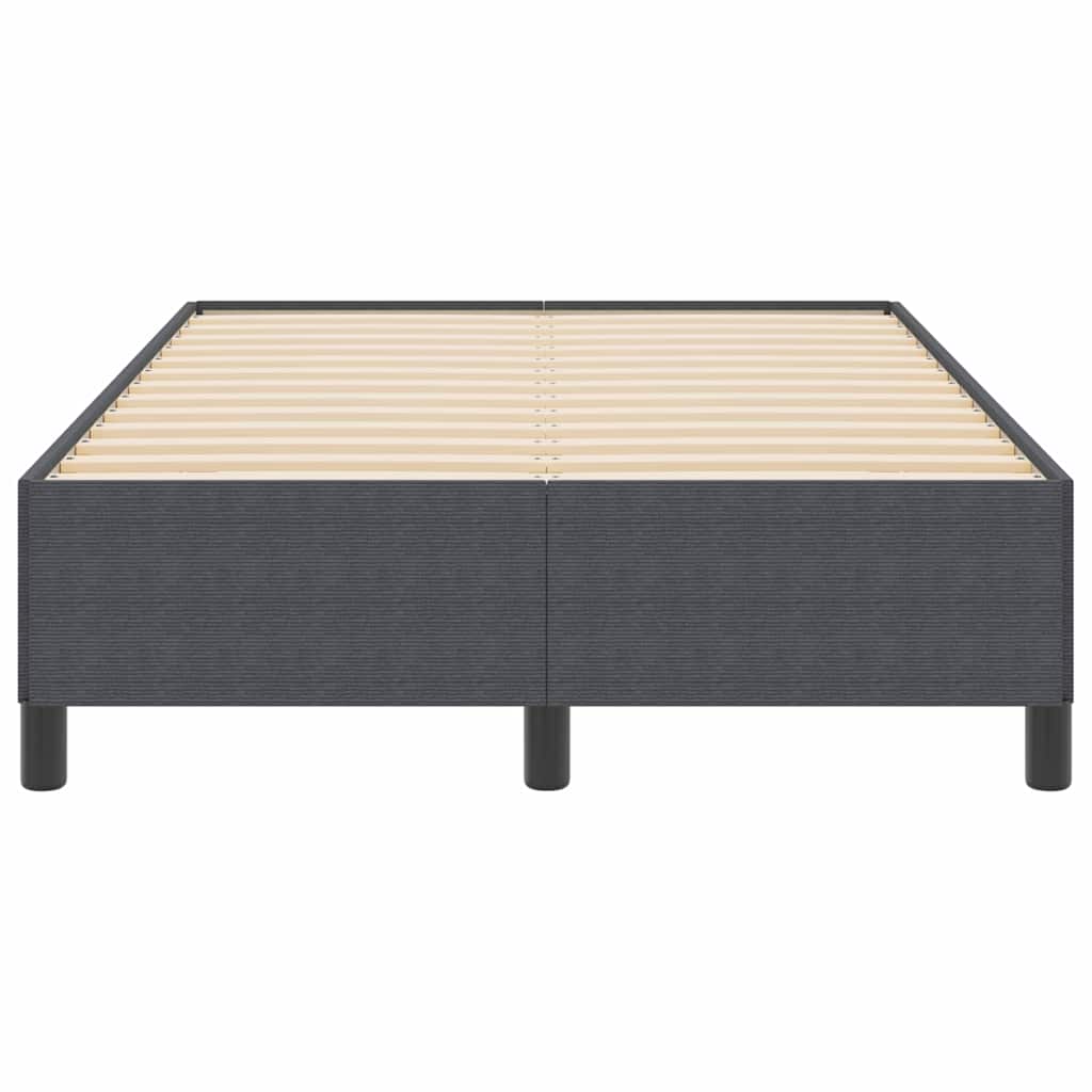 Krevet s opruga kutije Tamnosiva 120 x 200 cm Kordura tekstil