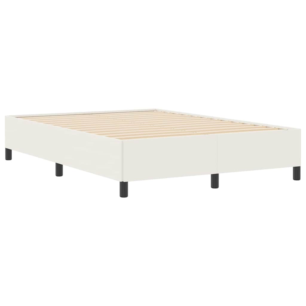 Krevet s opruga kutije Krem 140 x 190 cm Kordura tekstil