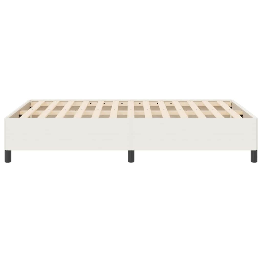 Krevet s opruga kutije Krem 140 x 190 cm Kordura tekstil