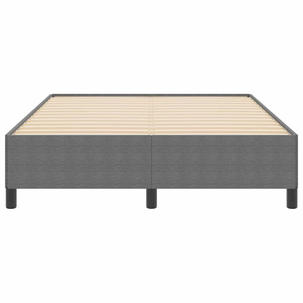 Krevet s opruga kutije Svjetlosiva 140 x 200 cm Kordura tekstil