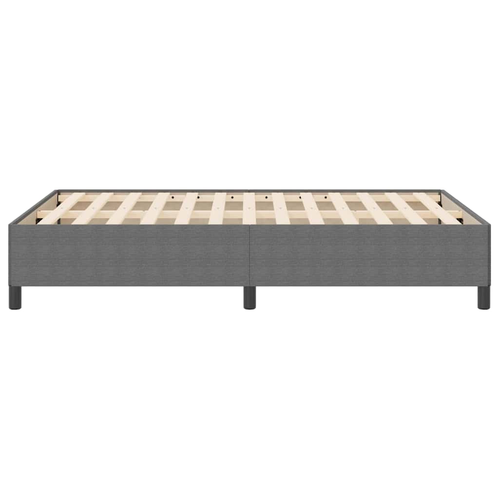 Krevet s opruga kutije Svjetlosiva 140 x 200 cm Kordura tekstil