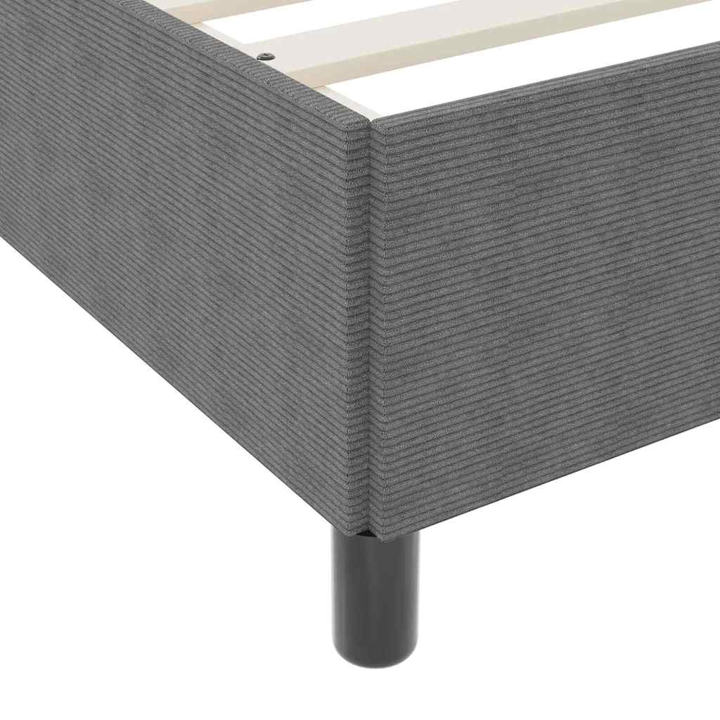 Krevet s opruga kutije Svjetlosiva 160 x 200 cm Kordura tekstil