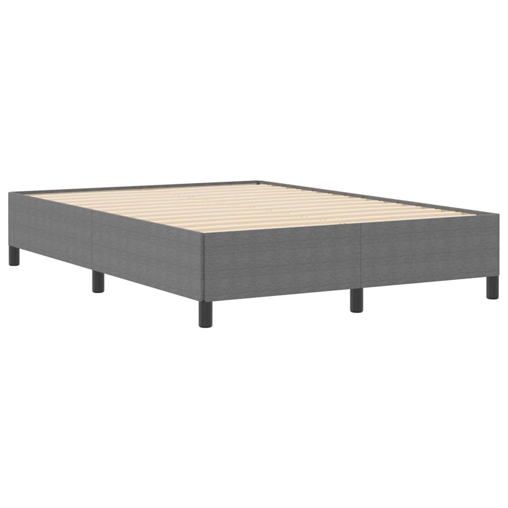 Krevet s opruga kutije Svjetlosiva 160 x 200 cm Kordura tekstil