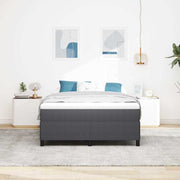 Krevet s opruga kutije Tamnosiva 160 x 200 cm Kordura tekstil