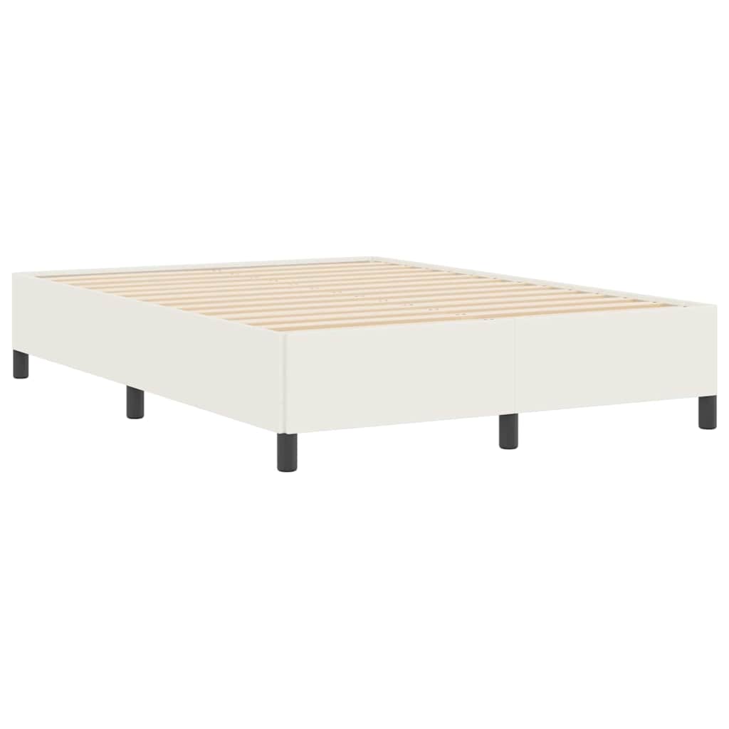 Krevet s opruga kutije Krem 160 x 200 cm Kordura tekstil