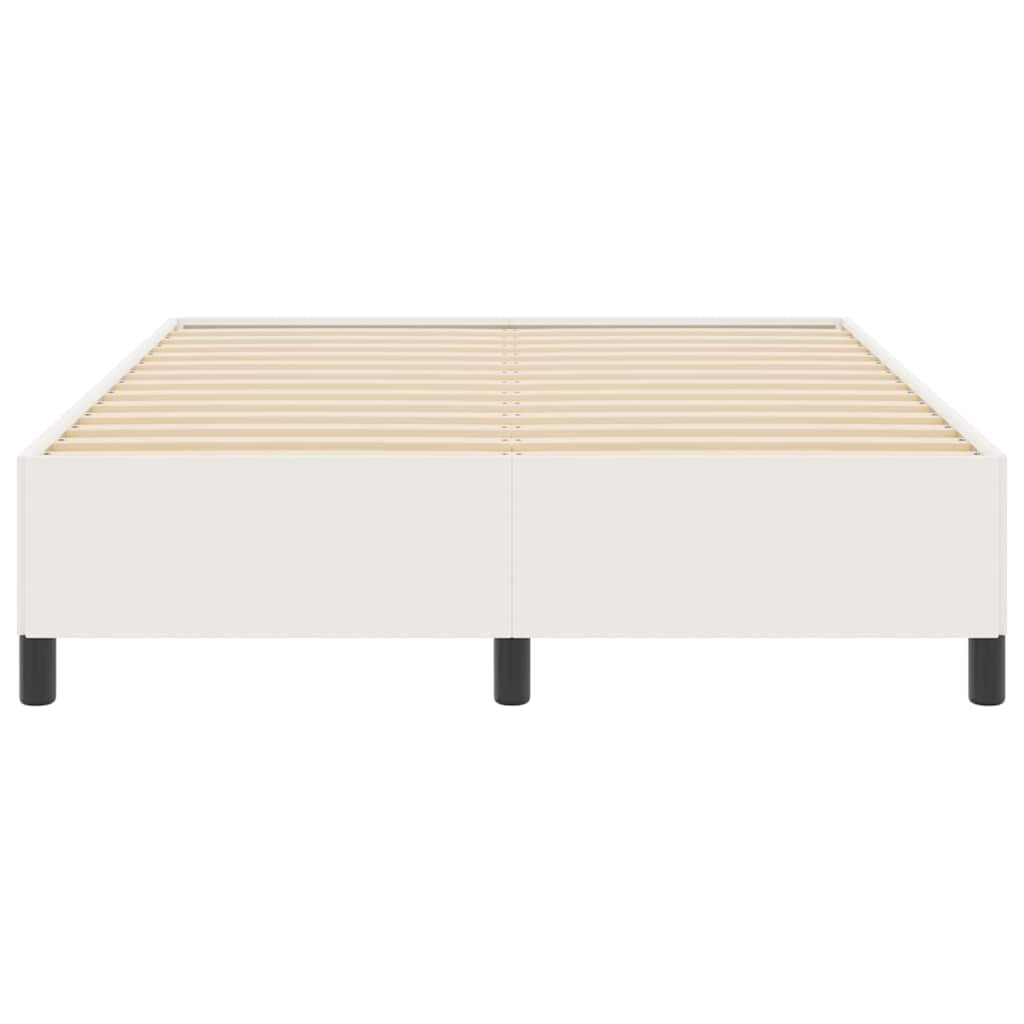 Krevet s opruga kutije Krem 160 x 200 cm Kordura tekstil
