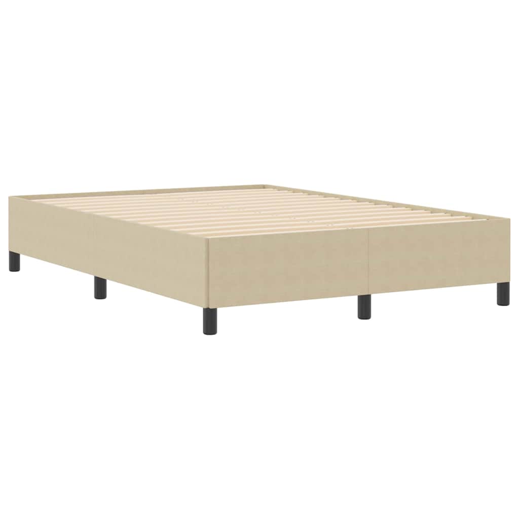 Krevet s opruga kutije Siva zelena 160 x 200 cm Kordura tekstil