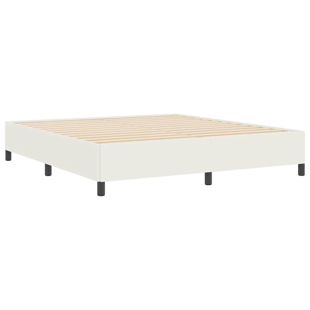 Krevet s opruga kutije Krem 180 x 200 cm Kordura tekstil