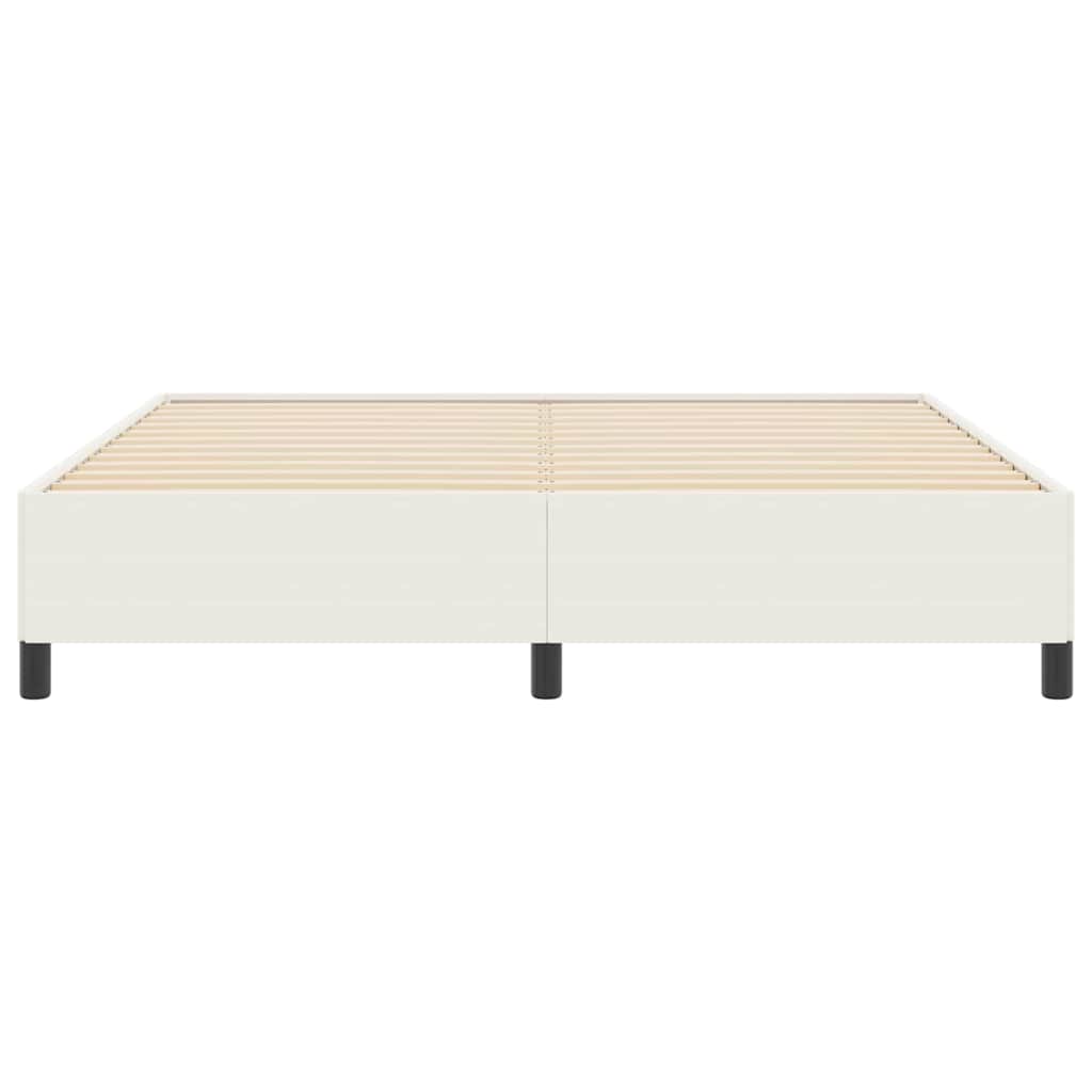 Krevet s opruga kutije Krem 180 x 200 cm Kordura tekstil